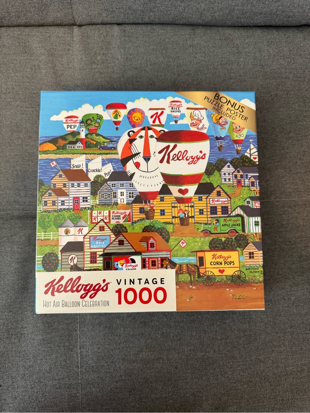 Kellogg's Vintage Hot Air Balloon 1000-Piece Puzzle - Multicolor